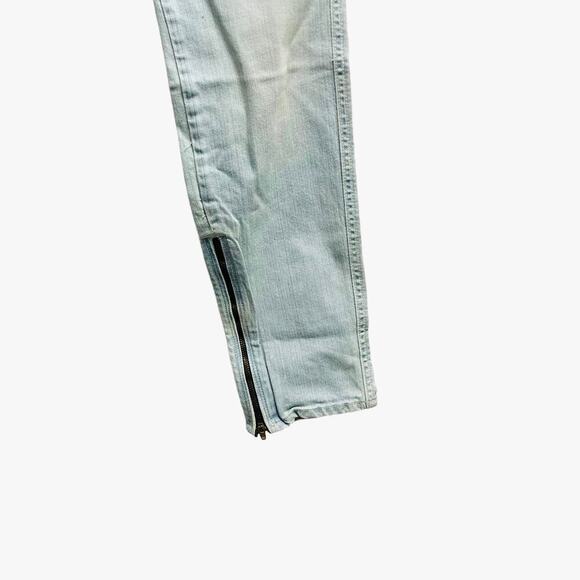 Work Custom Jeans Ankle Zip Skinny Leg in Polar Womens Size 29 NWT - Picture 8 of 14